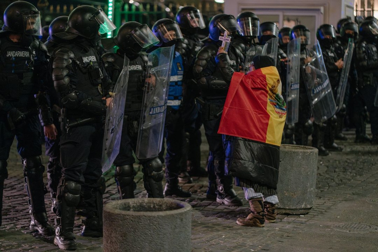 Le proteste in Romania