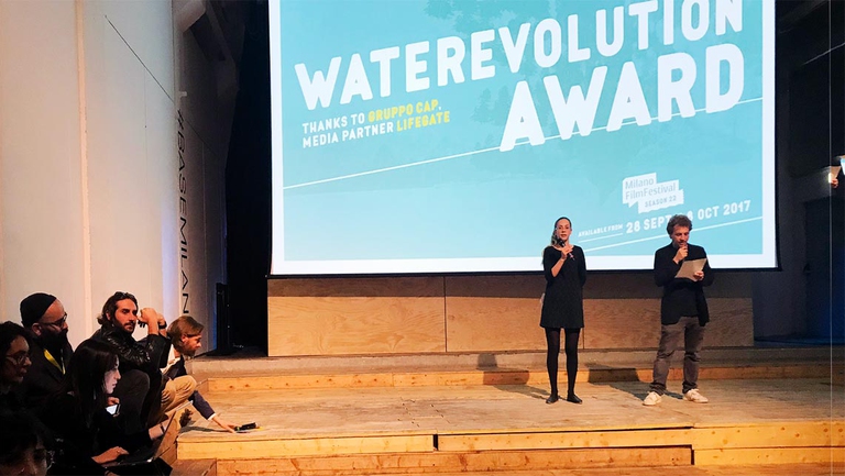 LifeGate è media partner del primo premio #Waterevolution del Milano film festival 2017: Gruppo Cap ha voluto indire questo riconoscimento a favore dei film e dei cortometraggi che fanno riflettere sul tema dell'ambiente, dell'uso delle risorse e del rispetto dei diritti umani © LifeGate