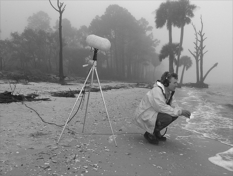 Bernie Krause at St Vincent beach