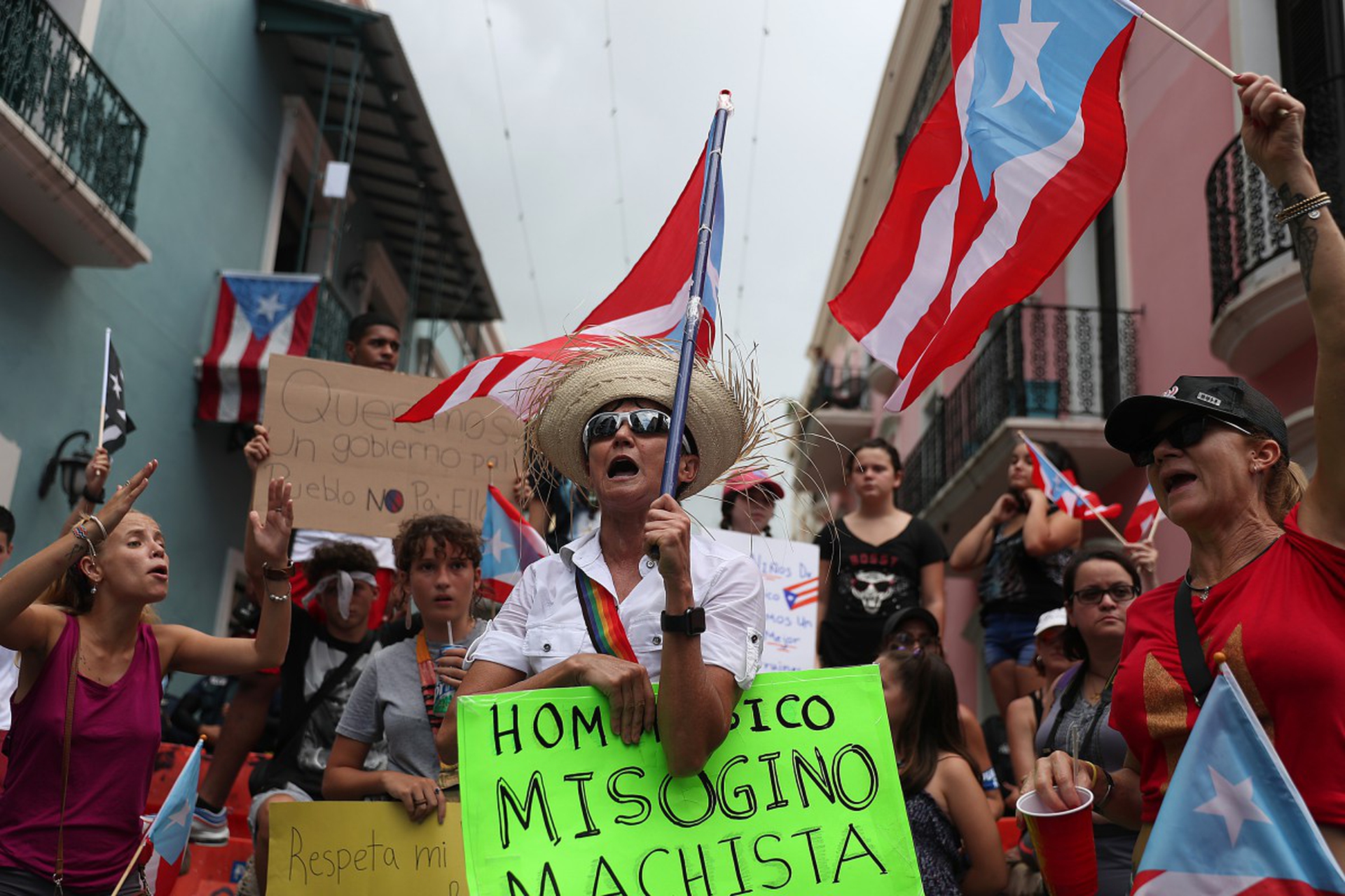 Le proteste in Porto Rico contro il governatore Ricardo Rosselló