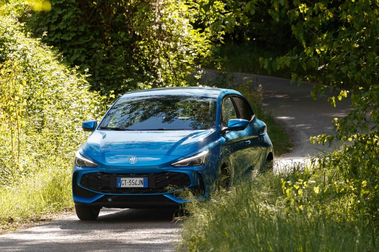MG3, auto, ibrida, test drive