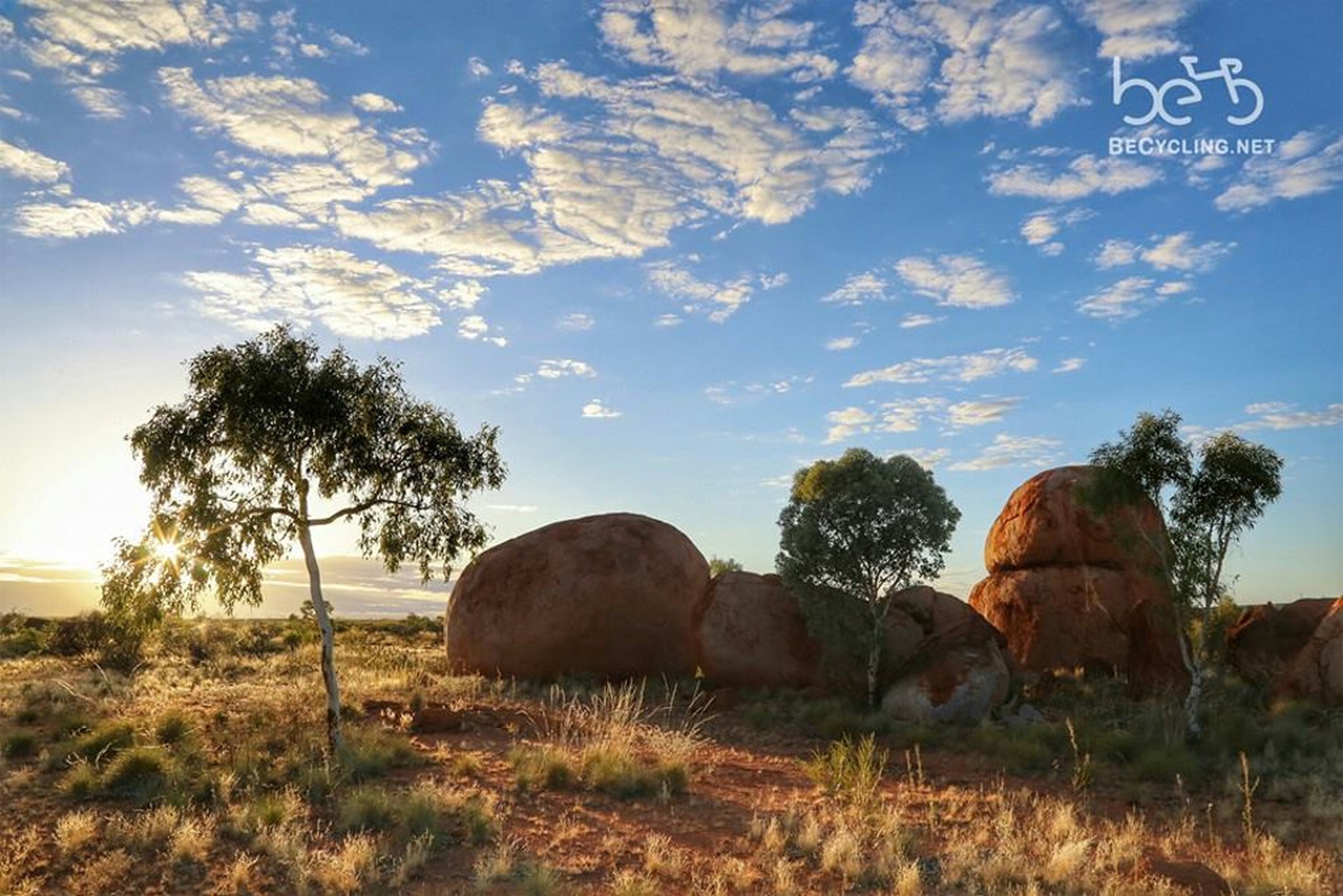 Rocce di granito rosso in Australia