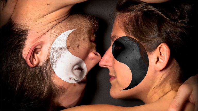 Yin Yang simboli amore