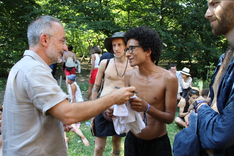 Stefano Mancuso a Terraforma 2019 risponde alle domande di un'audience preparata 