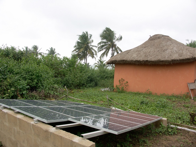 Pannelli solari in Ghana