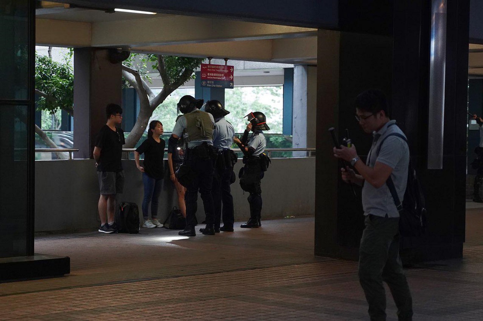 Being young has become a crime in the city. (Demosisto)