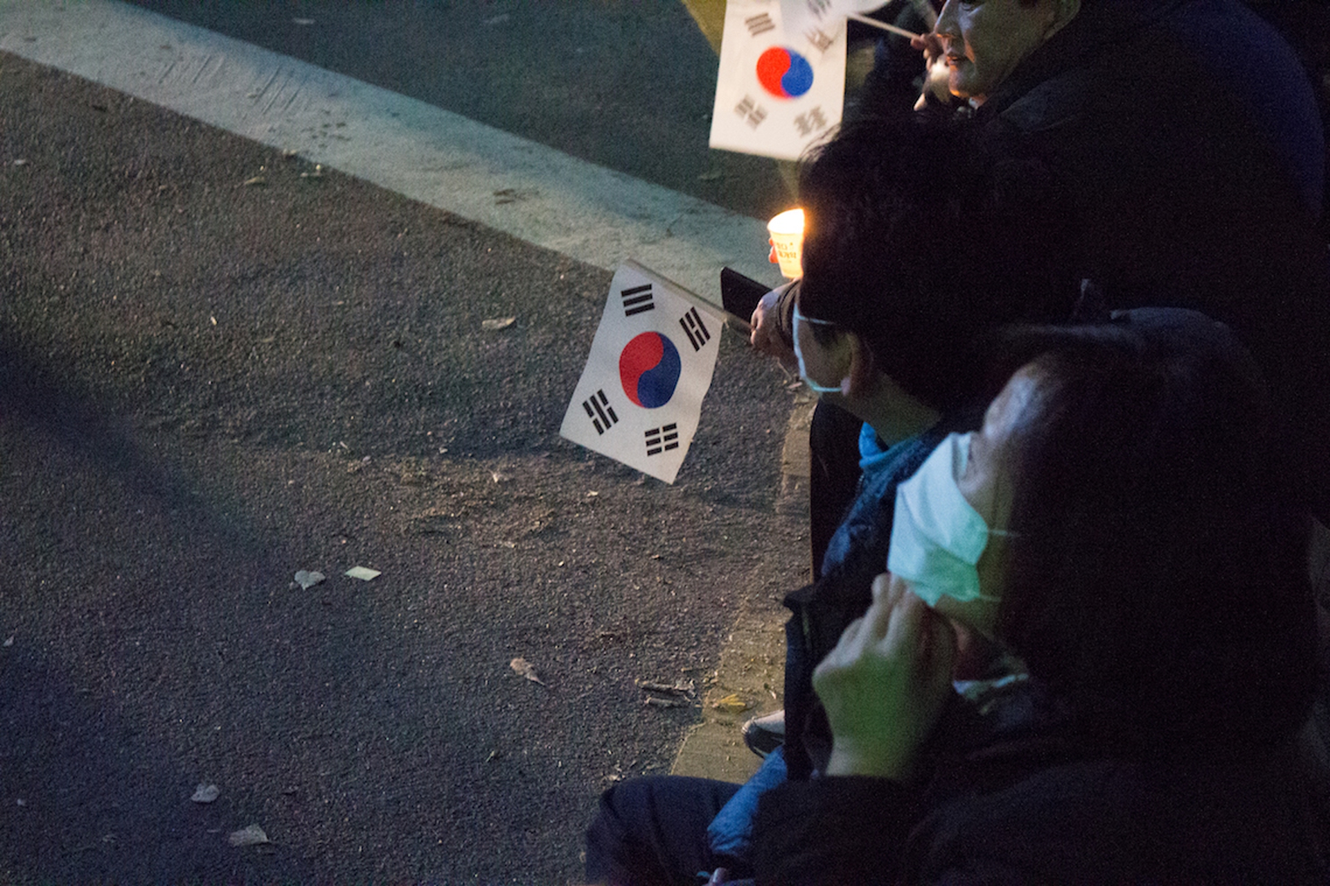 Photos of protests in Seoul for President Park's resignation
