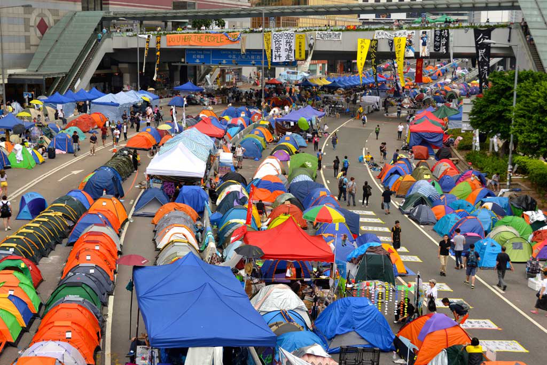 Umbrella revolution, le proteste di Hong Kong un mese dopo