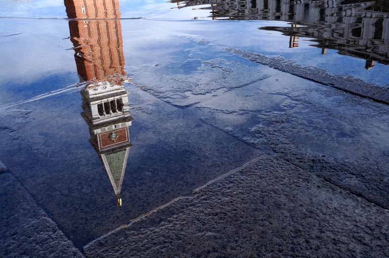 Acqua alta a Venezia