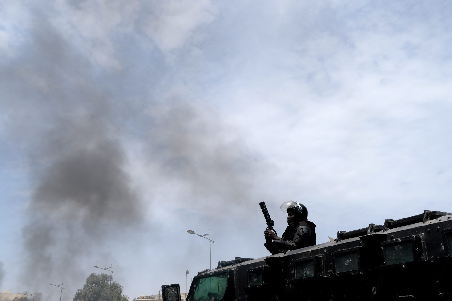 Le proteste a Dakar, in Senegal