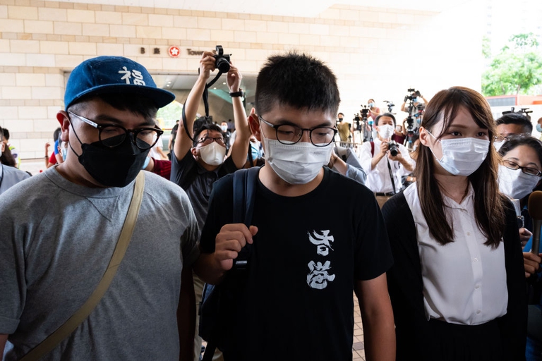 Leader movimento studentesco Hong Kong