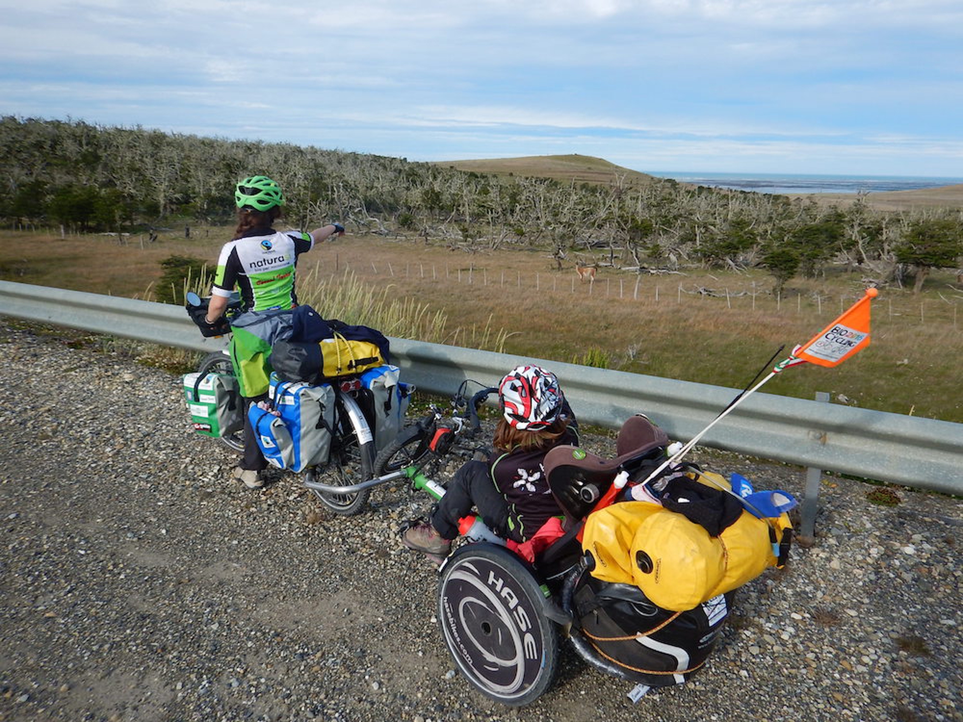 Biocycling, la famiglia in bicicletta