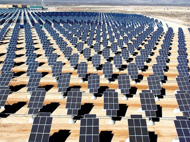 deserto fotovoltaico