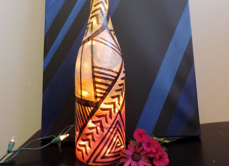 bottiglia lampada