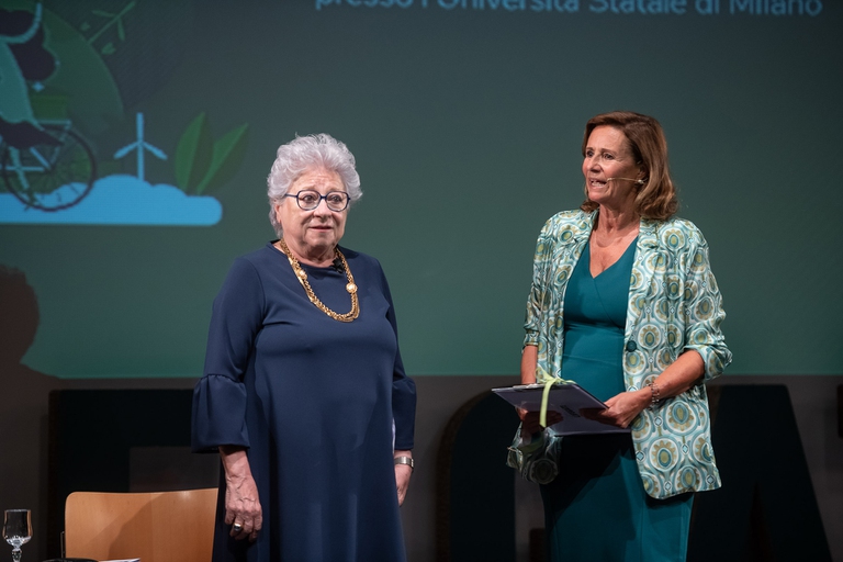 Simona Roveda e Livia Pomodoro