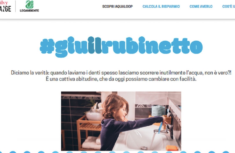 Il sito della campagna fornisce molte informazioni ai genitori © Ogilvy Change/Legambiente