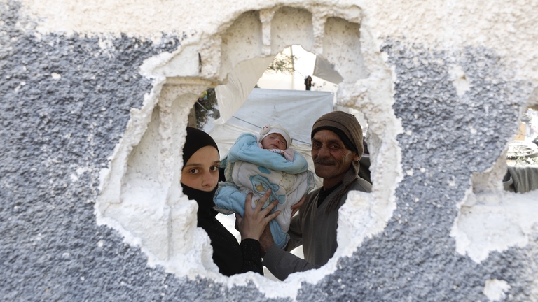 Un'immagine della guerra in Siria