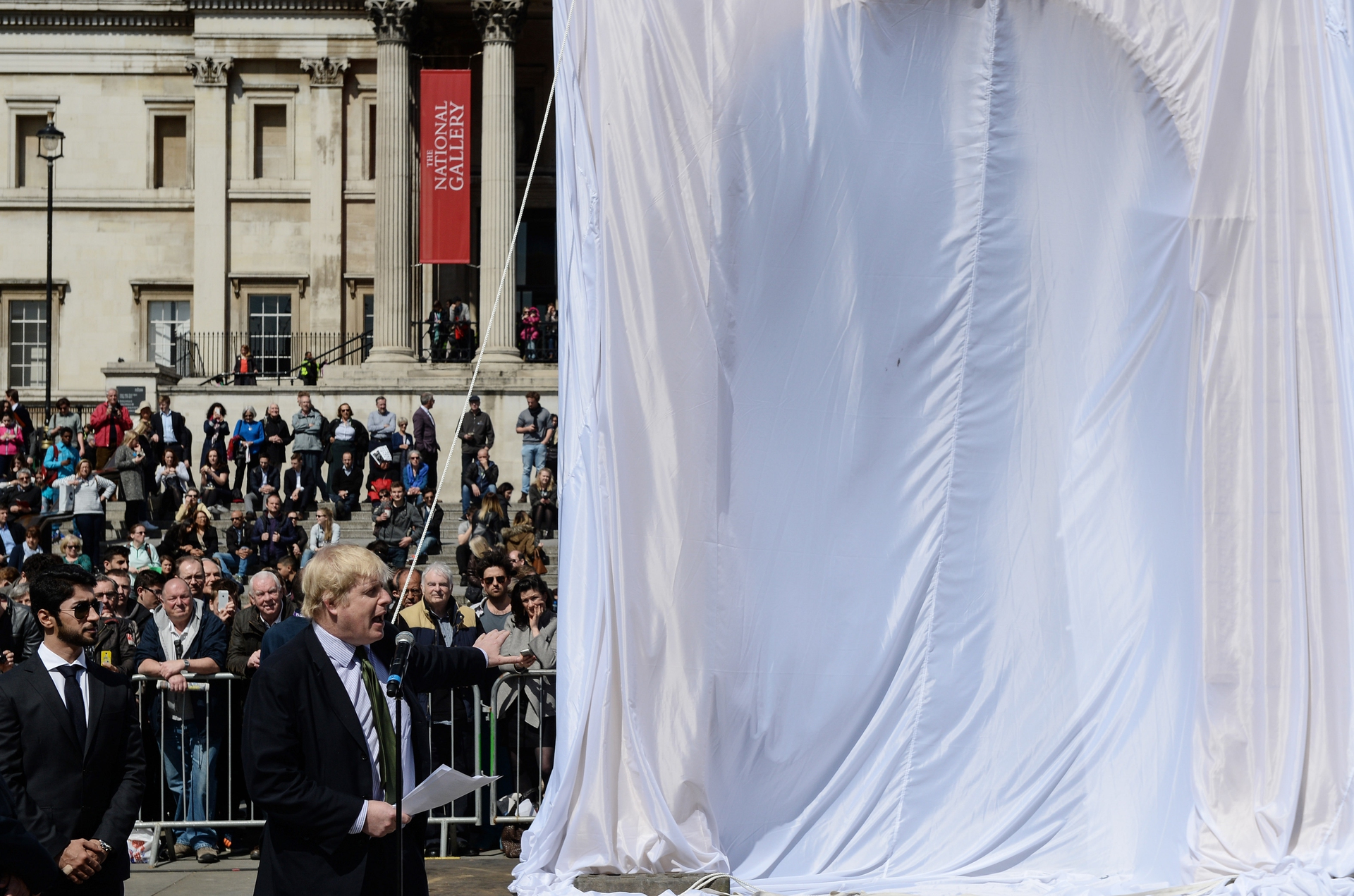 L'arco di Palmira ricostruito a Trafalgar Square