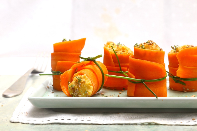 Involtini di carote