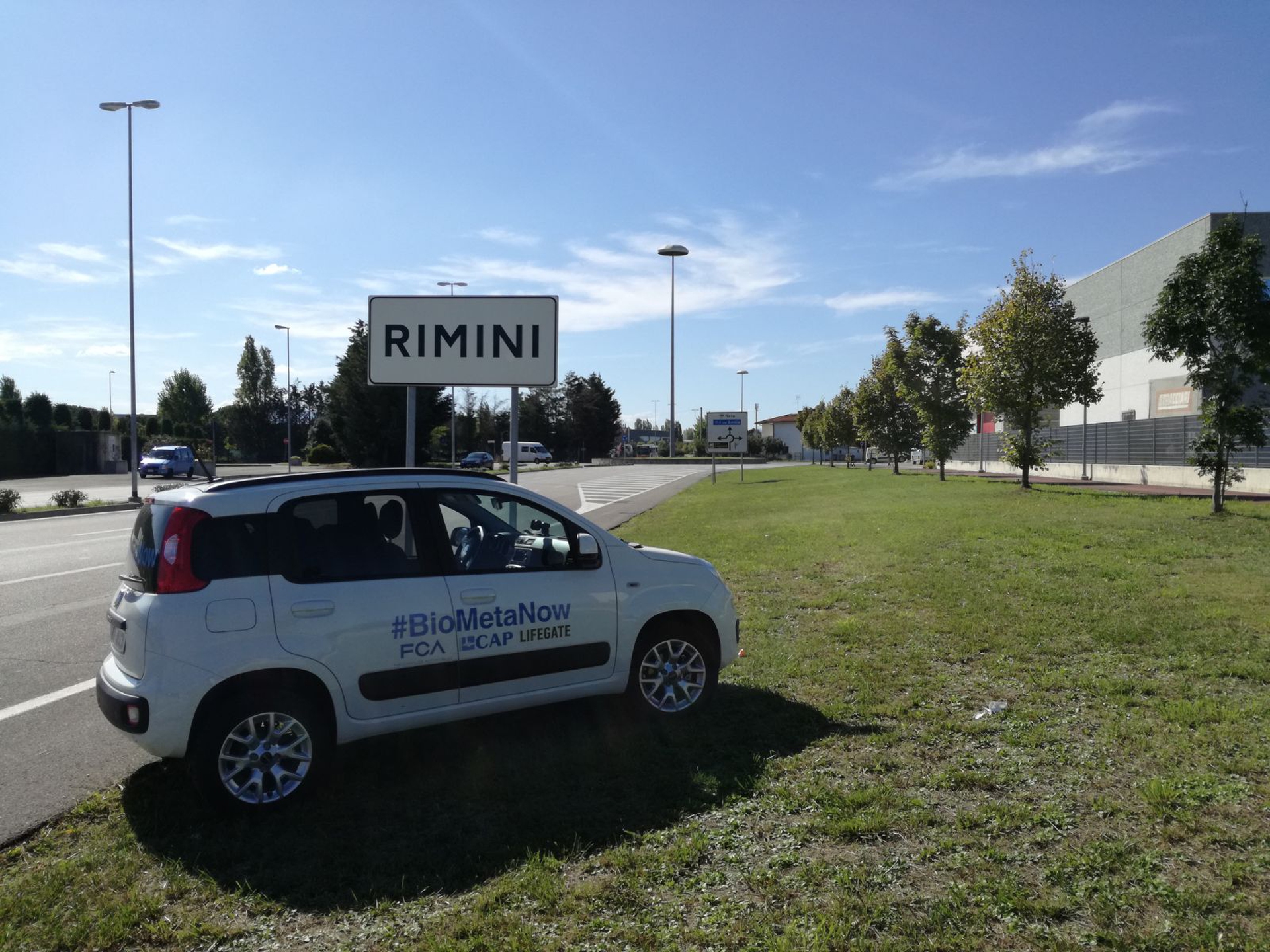 #BioMetaNow - Le foto del tour della Panda alimentata a biometano