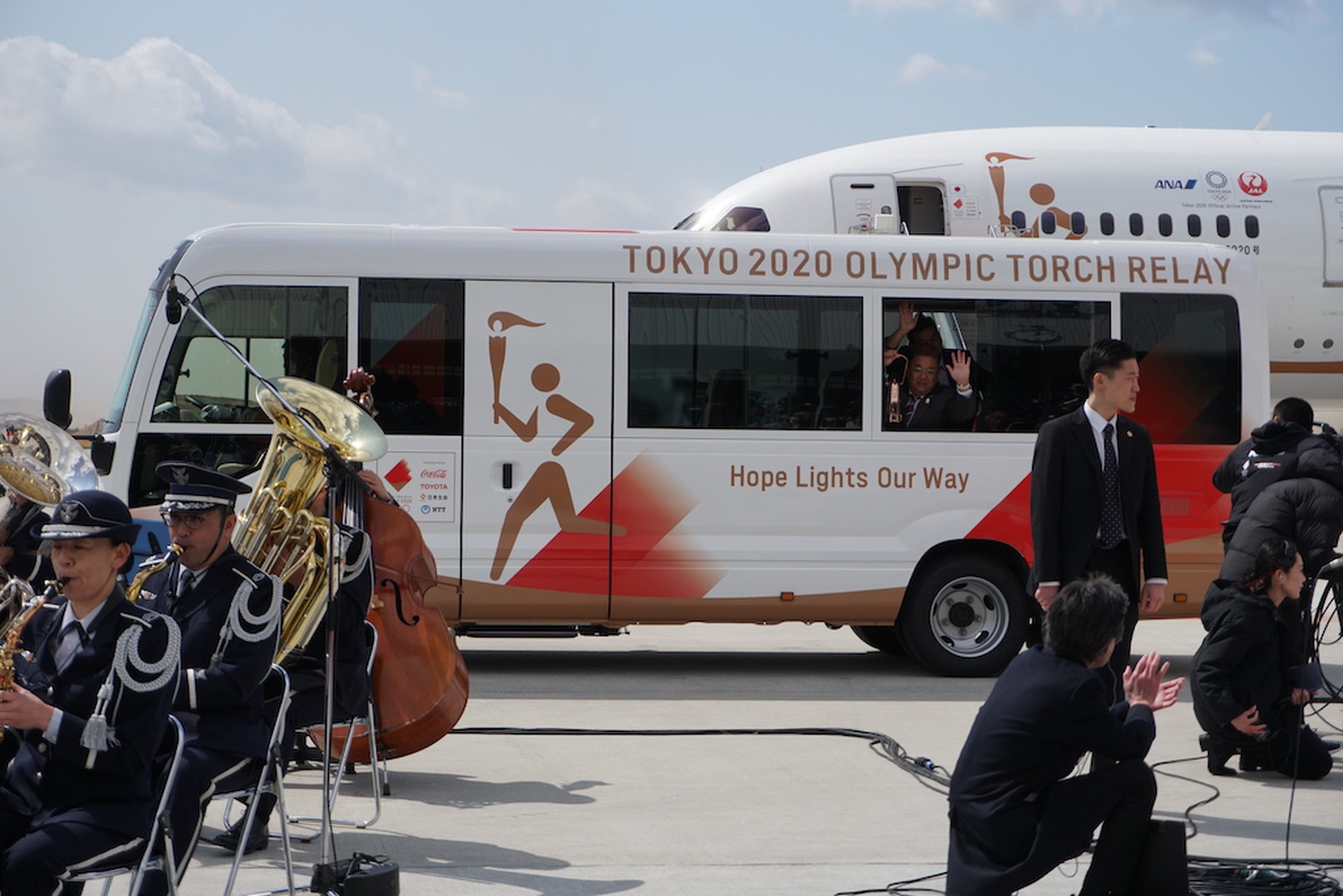 Matsushima, la fiamma olimpica arriva in Giappone