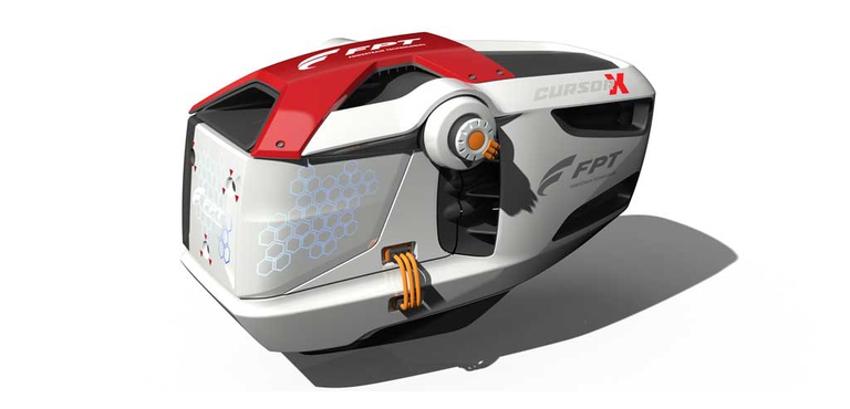 Il motore del futuro potrà essere alimentato da fonti diverse: gas naturale, idrogeno, batterie. Sarà capace di auto apprendere e adattarsi a impieghi diversi, dai veicoli commerciali agli autobus. Il concept è stato presentato al Tech Day 2018 di Torino da FPT Industrial, che ne prevede lo sviluppo nel 2030. ©FPT