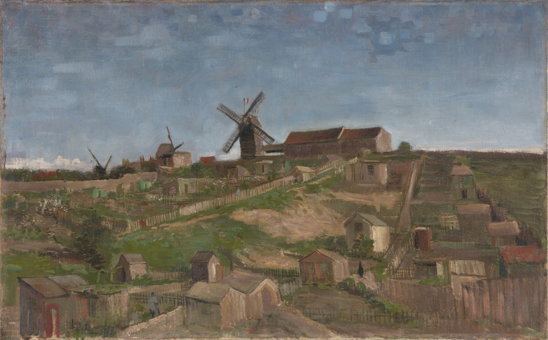 Vincent Van Gogh. The hill of Montmartre, aprile-maggio 1886