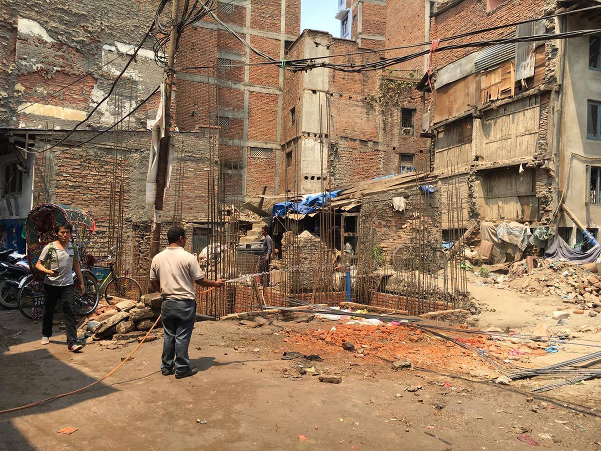 Kathmandu. Nepal a year after the earthquake