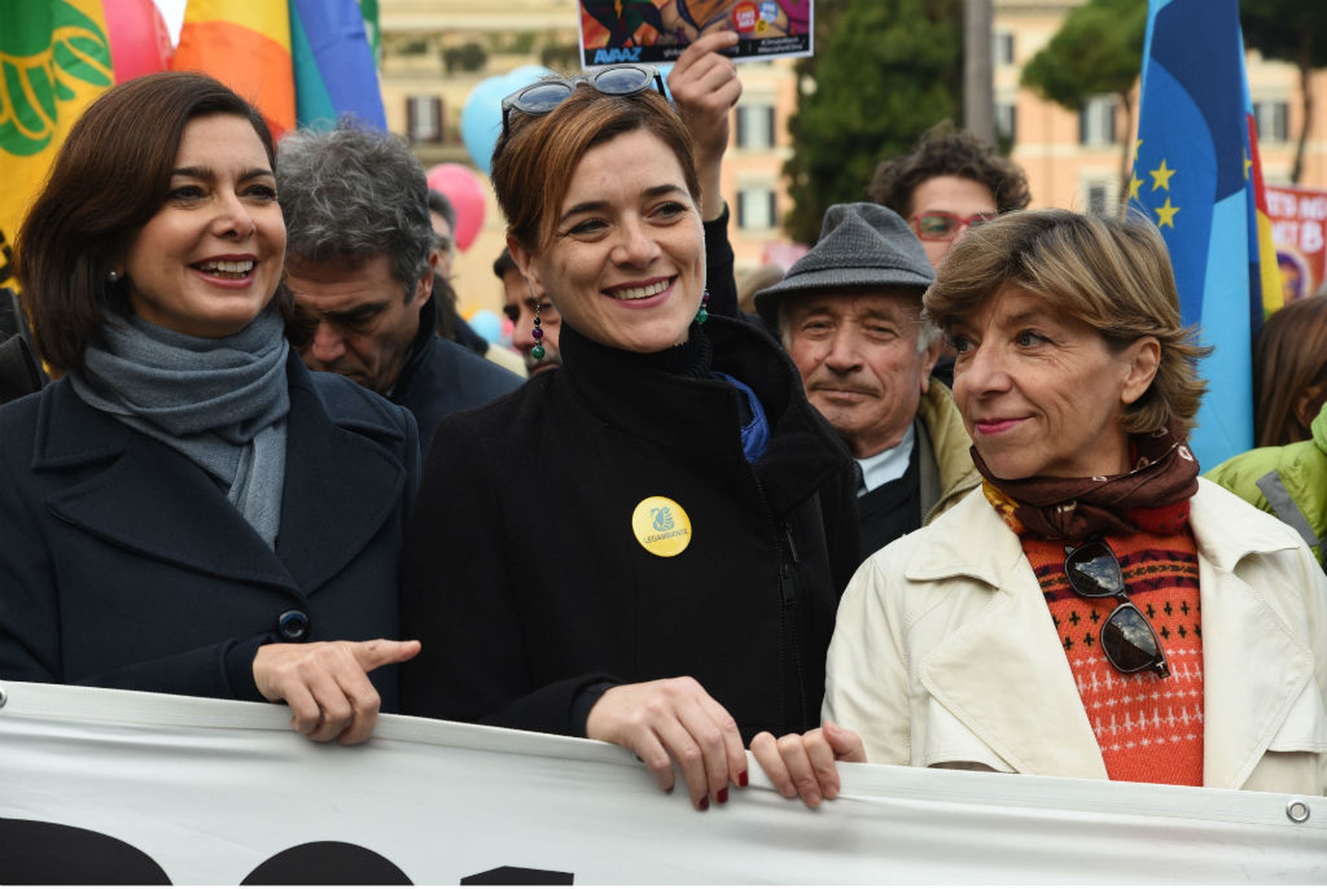 Marcia per il clima. Le immagini dei 15 mila a Roma