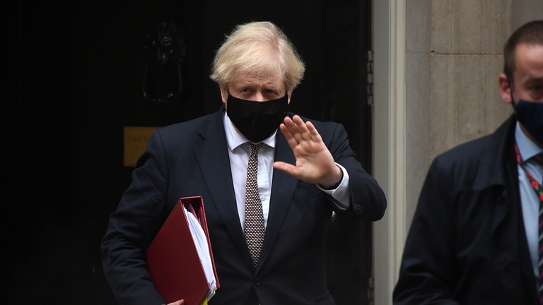 Boris Johnson, regno unito