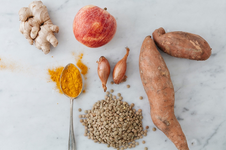 zuppa di patate dolci