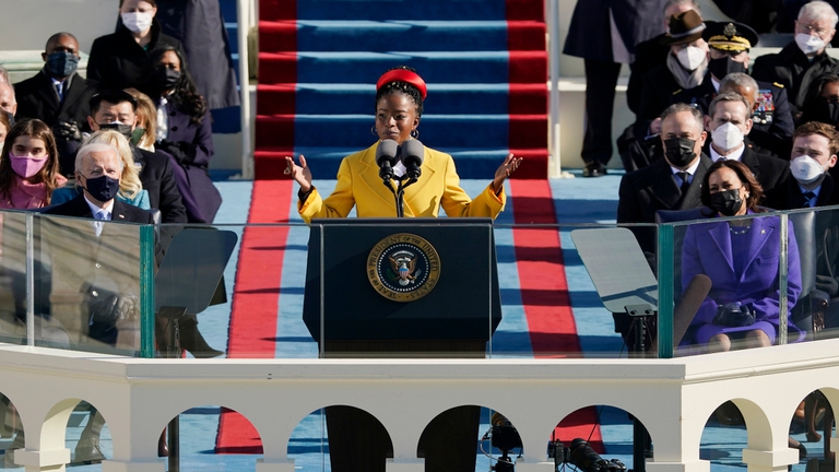 amanda gorman, presidential inauguration