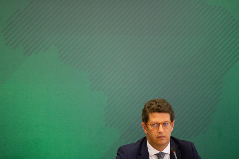 Ricardo Salles, ministro dell'Ambiente brasiliano dimessosi dopo l'accusa di traffico illecito di legname della foresta amazzonica