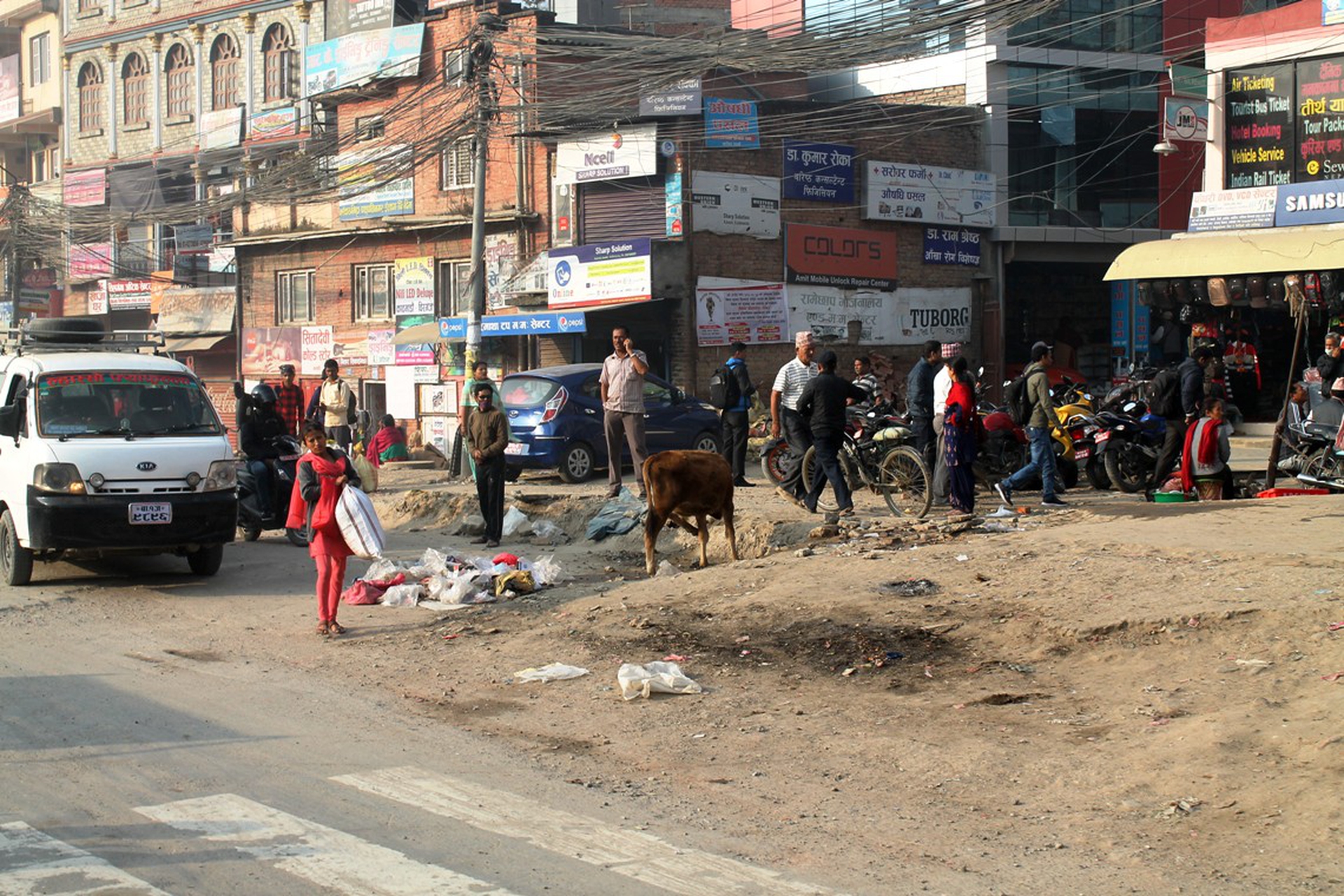 Trash in Kathmandu