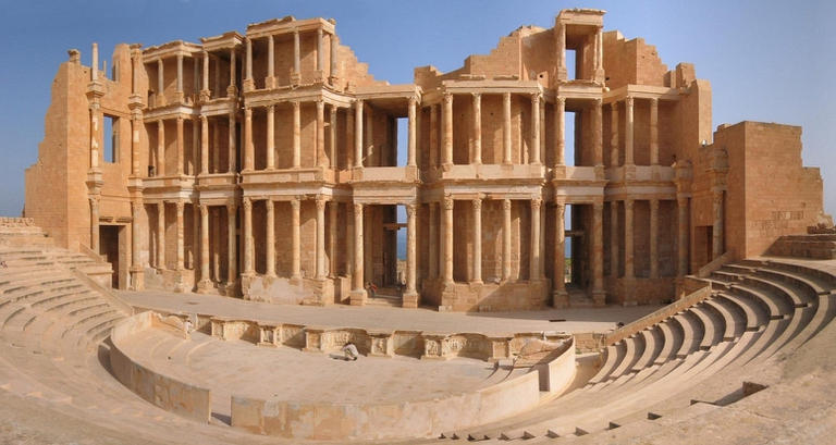 Teatro romano Sabratha, patrimonio Unesco