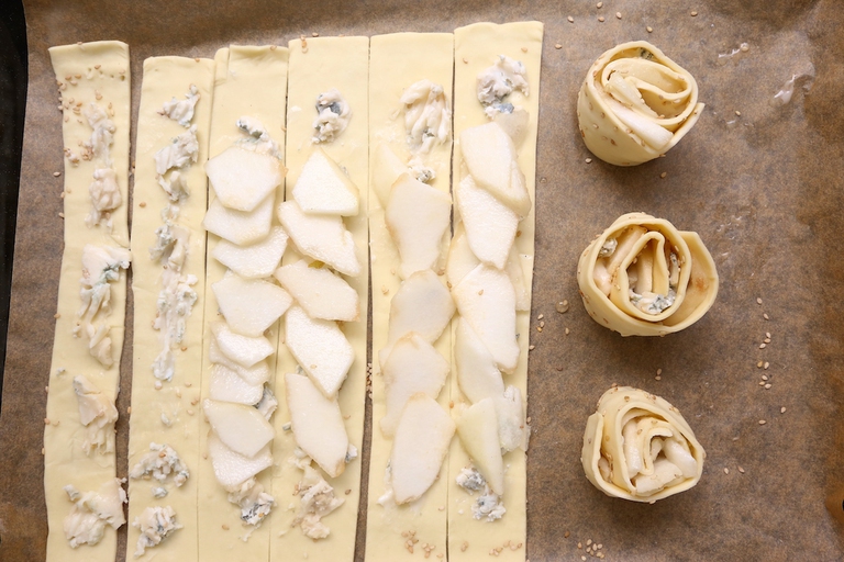 Girelle di pasta sfoglia 