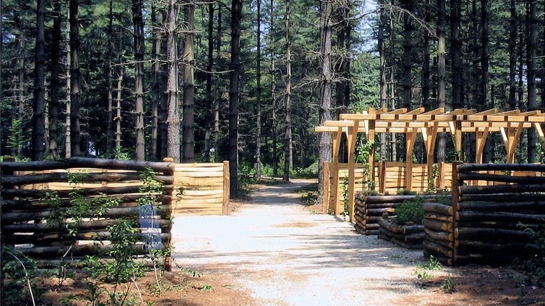 Il Bosco di Chignolo è un’area boscata di 12 ettari di proprietà comunale. L’area ha una forma pressoché triangolare, simile a un piccolo promontorio fortificato che si incunea nella campagna circostante, tanto che 'chignolo' deriva dal termine dialettale chignoeu (cuneo). Le sculture sono legno di castagno: una corte, un roccolo, una meridiana, una sorgente, la catasta di legna e i contapassi.