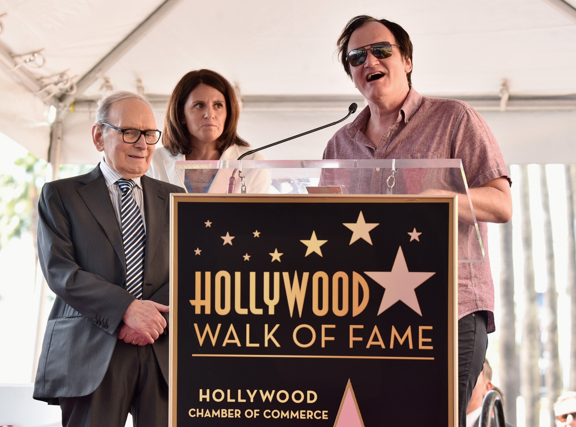 Morricone e Tarantino sulla Walk of Fame