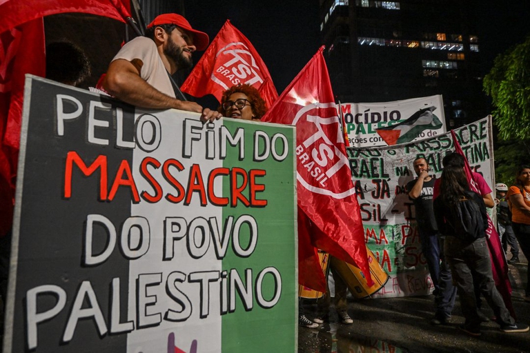 Protesta in Brasile contro Israele