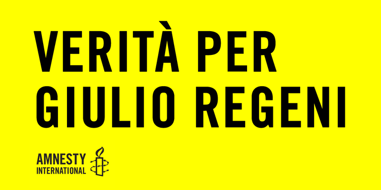 amnesty, giulio regeni