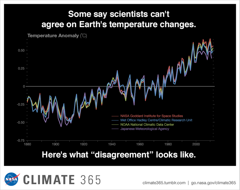 temperatura media globale, co2