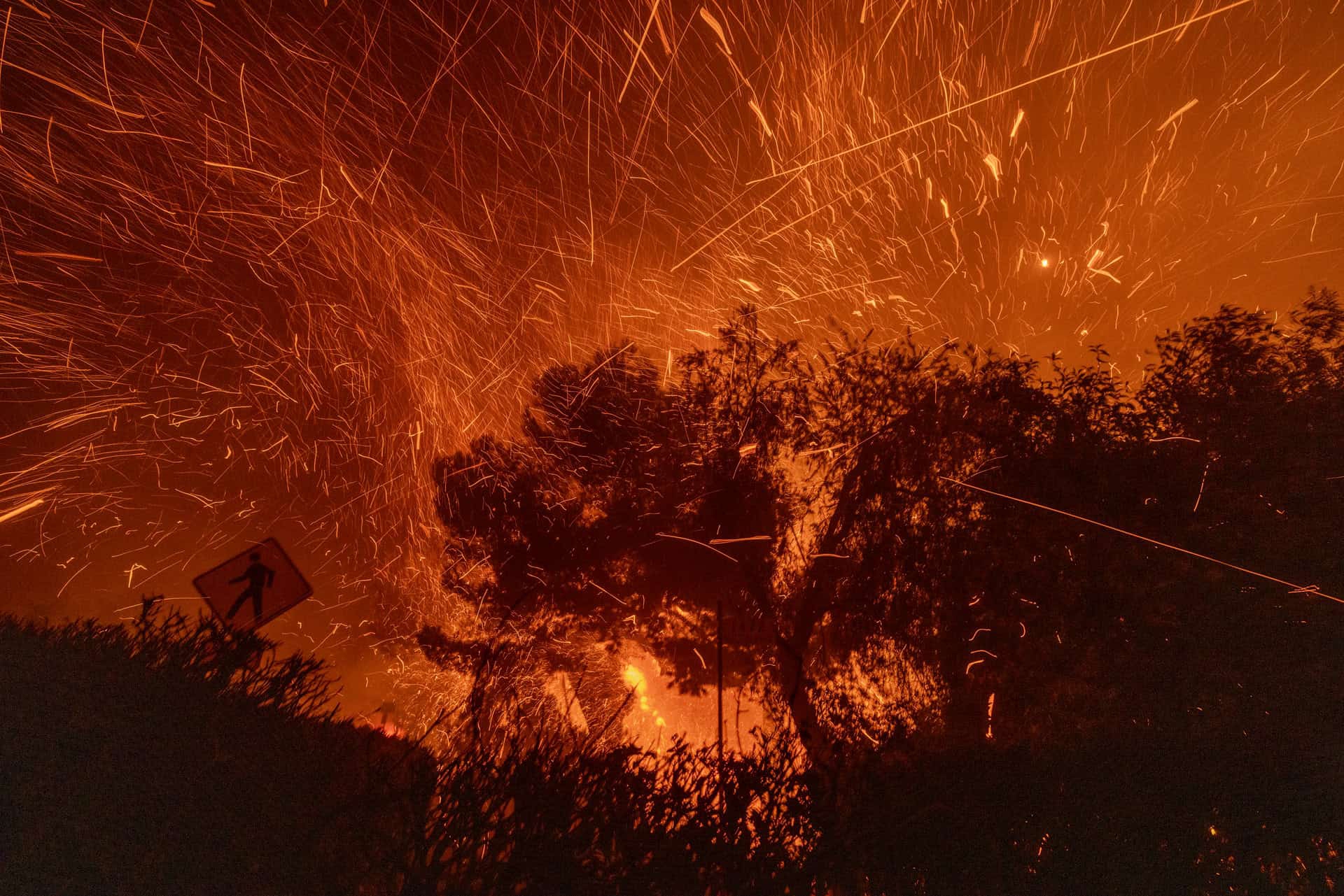 Powerful Winds Fuel Multiple Fires Across Los Angeles Area