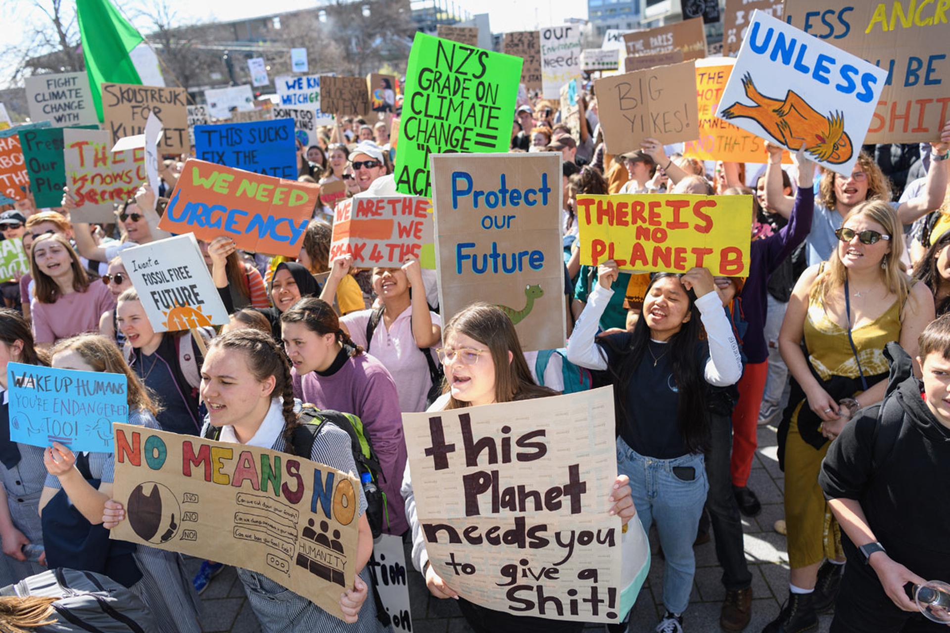 New Zealanders strike for climate action