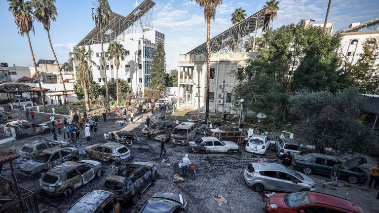 Bombardato l'ospedale Al Ahli di Gaza City, 500 morti