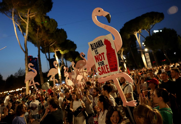 Proteste in Albania