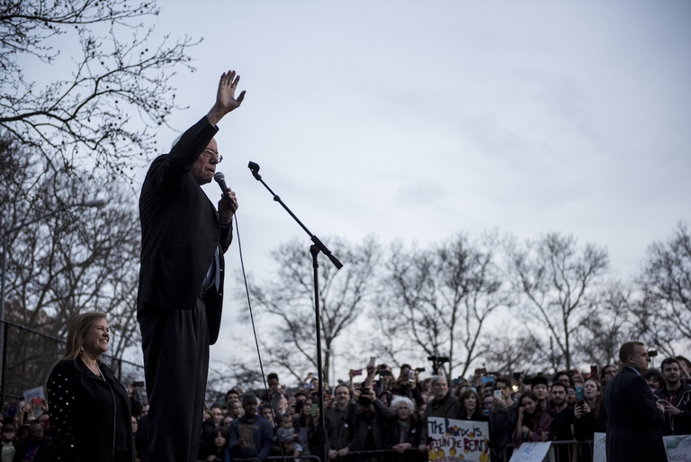 bernie sanders bronx