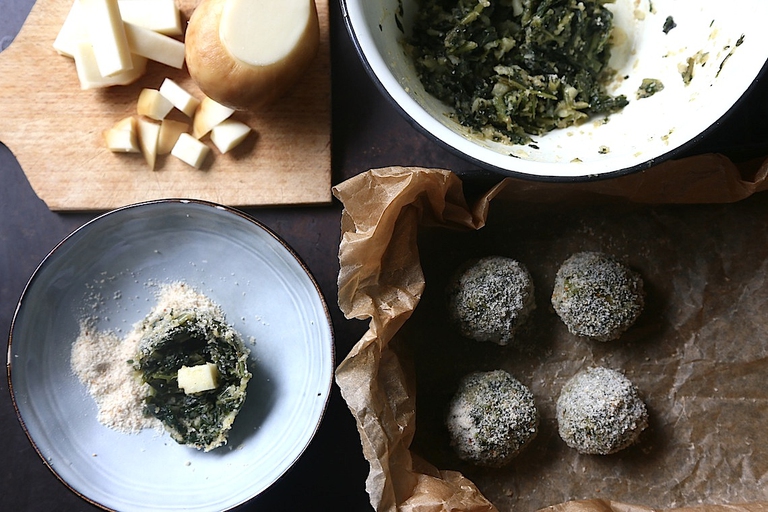 Polpette di erbe spontanee