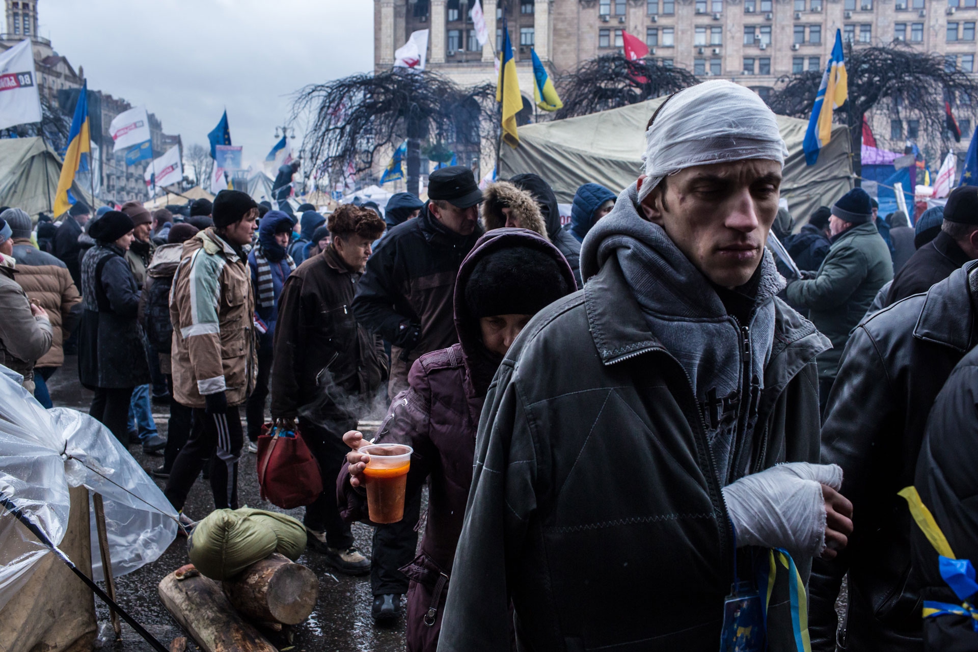 Le foto delle proteste in Ucraina