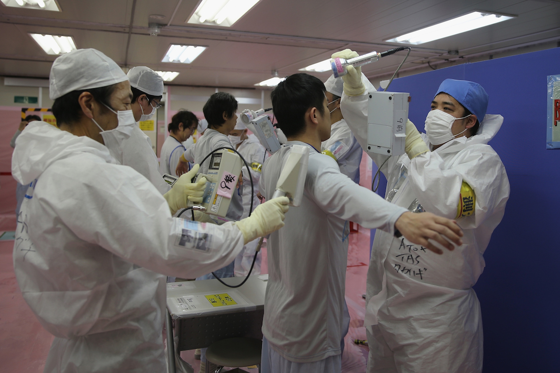 Fukushima addetti decontaminazione