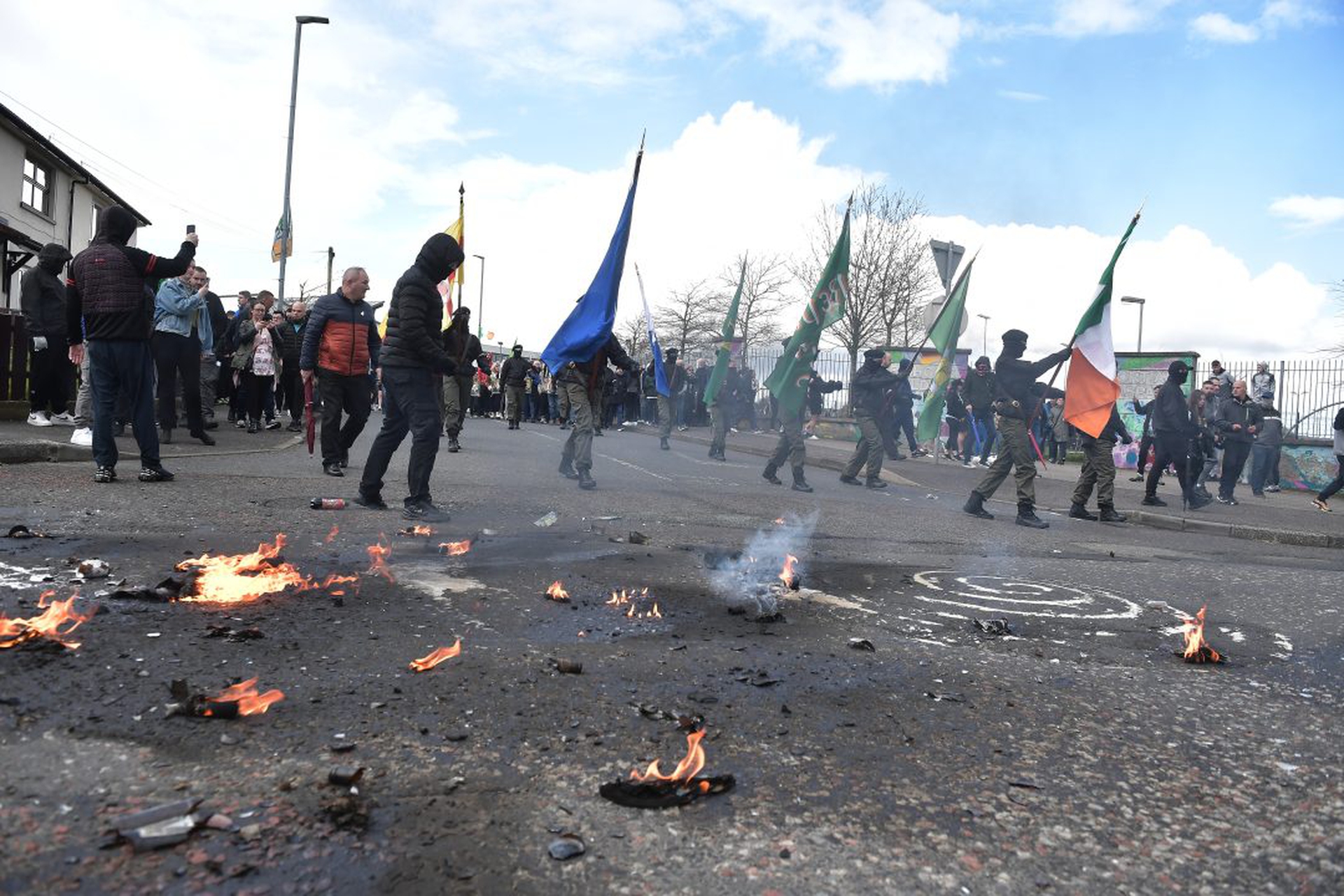 Dissident Republican Parades Held In Derry On Easter Monday